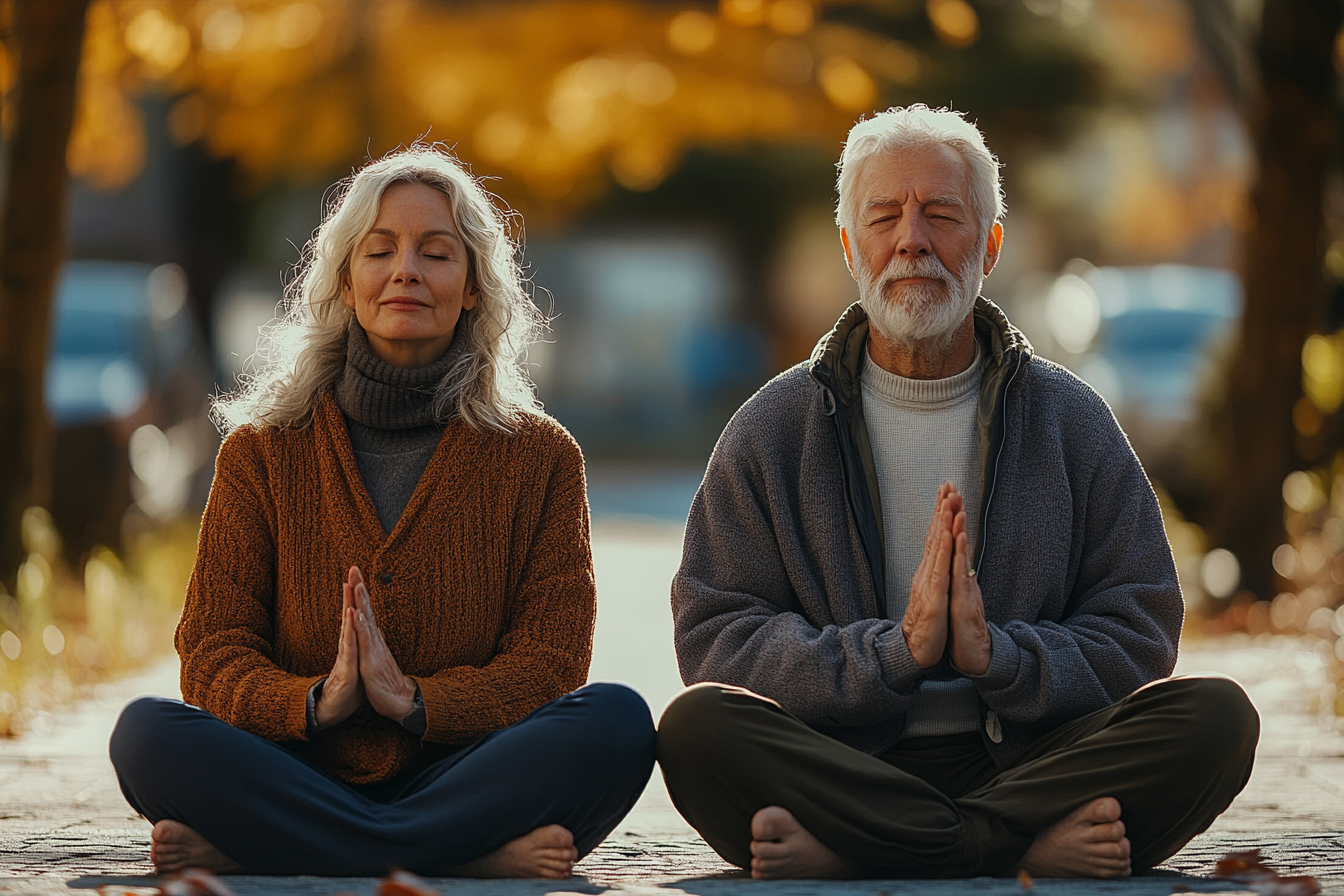 Засновники студії йоги проводять заняття на природі